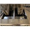 Image 2 : 32" WIDE FRYMASTER 4 BASKET GAS DEEP FRYER ON WHEELS