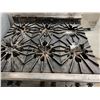 Image 2 : QUEST 36" SIX BURNER GAS RANGE/OVEN. ON WHEELS