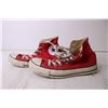 Image 2 : Red Converse All Star Shoes - Size Mens 5, Women's 7