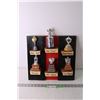 Image 1 : NHL Hockey Miniature Trophies on Home Made Stand