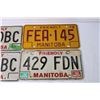 Image 2 : (4) Manitoba License Plates - 1976, 1984