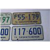 Image 2 : (4) Saskatchewan License Plates - 1970, 1976