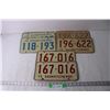 Image 1 : (3) Pairs of Saskatchewan License Plates - 1972, 1975
