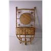 Image 5 : 3-in-1 Hanging Mirror, Basket and Coat Hanger
