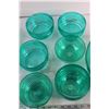 Image 3 : Vintage 1986 Majestic Teal beehive  Acrylic Bowls