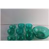 Image 5 : Vintage 1986 Majestic Teal beehive  Acrylic Bowls