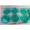 Image 4 : Vintage 1986 Majestic Teal beehive  Acrylic Plates, Trays and Cups