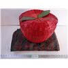 Image 1 : Picnic Blanket and Strawberry Shape Wicker Basket