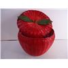 Image 3 : Picnic Blanket and Strawberry Shape Wicker Basket