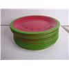 Image 2 : Watermelon Theme-(14) Plates,(6) Bowls, Salt/Peppers, Salad Tongs
