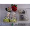 Image 1 : (2) Salt/Peppers, Wall hangers and ornaments