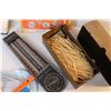 Image 2 : Hand Tools - Rain Suit - Box of Hollow Wax Wicks? - Thermometer - Key Holder - Misc. Items