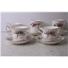 Image 3 : (5) Royal Albert Tea Cups and Saucers - Lavender Rose