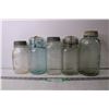 Image 1 : (5) Assorted Mason Jars