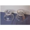Image 2 : Cut Glass Bowl - Candle Holders