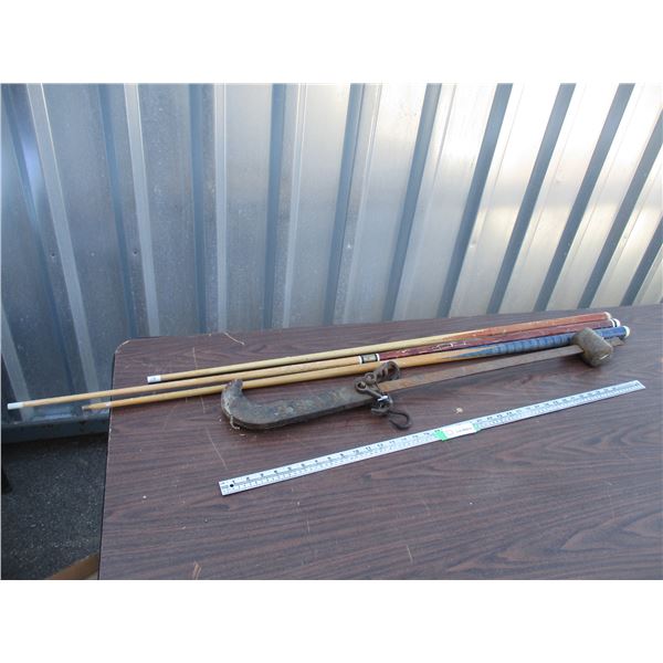 **Bsm Beam Scale + (3) Pool Cues