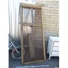 Image 1 : **Vintage Wooden Screen Door 32" x 80"