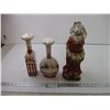 Image 1 : Pair of Oil and Vinegar Bottle + Decor Bunny
