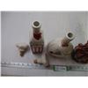 Image 4 : Pair of Oil and Vinegar Bottle + Decor Bunny