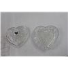 Image 5 : Pinwheel Crystal Heart Shaped Container + Pinwheel Crystal Napkin Holders