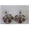 Image 2 : (2) Bayreuth Candle Holders + Royal Standard Tea Cup and Saucer