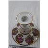 Image 3 : (2) Bayreuth Candle Holders + Royal Standard Tea Cup and Saucer