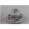 Image 4 : (2) Bayreuth Candle Holders + Royal Standard Tea Cup and Saucer