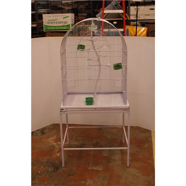 *Metal Bird Cage with Stand - 24 1/2" x 31 1/2" x 19"