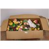 Image 1 : *Box of Artificial Flowers and Small Watering Cans