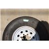 Image 3 : **8 Hole Rim and Tire - st-235/80R16 Trailer Wheel