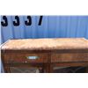 Image 4 : **Vintage China Cabinet with Glass Door - 12" x 39" x 49"