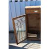 Image 5 : **Vintage China Cabinet with Glass Door - 12" x 39" x 49"