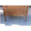 Image 3 : **3 Door Dresser with Mirror on Wheels - 32" x 17" x 34"