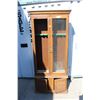 Image 1 : **Wooden Gun Cabinet - 71" (Missing One Glass Mirror)