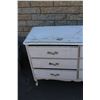 Image 2 : **White Wooden 6 Drawer Dresser - 17" x 48" x 31"