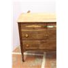 Image 4 : *Antique Dresser with Mirror on Castors - 17" x 38" x 35"