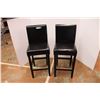 Image 1 : *(2x Bid Price) (2) Padded Bar Stools - 29"