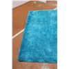 Image 2 : *Aqua Blue Rectangular Rug - 91" x 64"