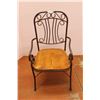 Image 1 : *Decorative Iron Chair with Arm Rests - 39"