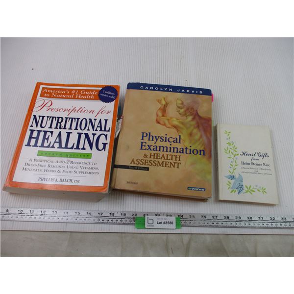 (3) Books -- Nutrition, Medical, and Poetry