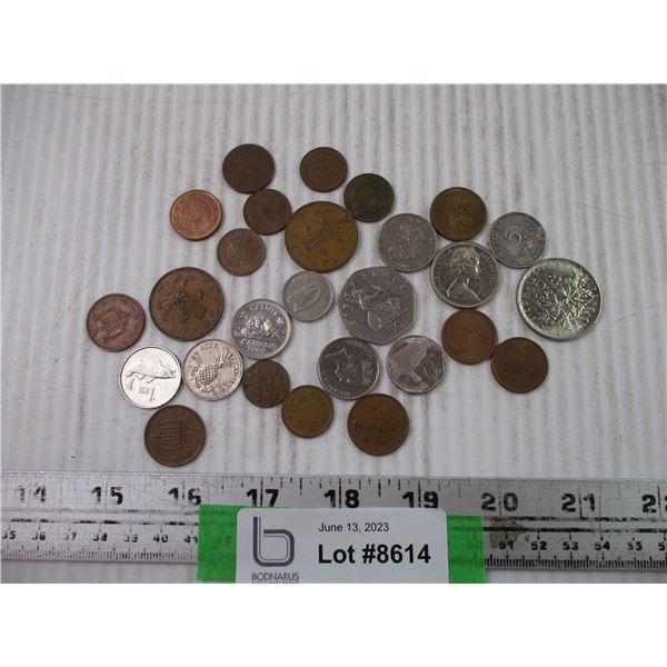 (20+) Foreign Coins