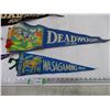 Image 3 : (5) Tourist Pennants -- South Dakota, Elkwater, Deadwood, Toronto, Wasagaming