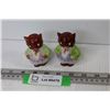 Image 1 : Pair of Fox Salt & Pepper Shakers