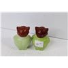 Image 2 : Pair of Fox Salt & Pepper Shakers