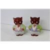 Image 4 : Pair of Fox Salt & Pepper Shakers