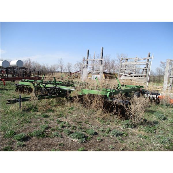 John Deere 230 Double Disk (24ft) + Harrow Attachment Serial N0. 025308a