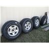 Image 1 : (4x Bid Price) 4 Goodrich Tires and 6 Bolt Rims LT26575R16