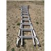 Image 4 : Mastercraft Folding Extension Ladder (20ft) - Blue Handles