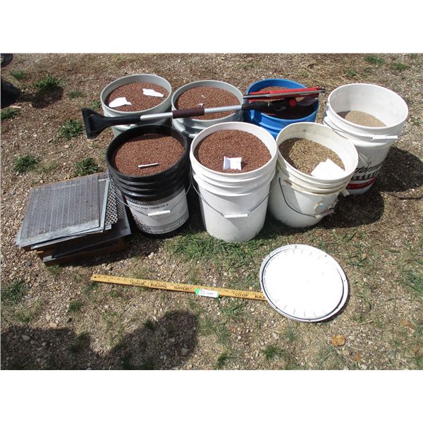 Screens, Sample Grain(Lentils, Oats), Misc.