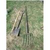 Image 1 : 5 Tine Fork with Spade